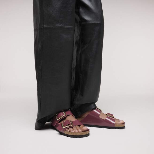 Arizona Big Buckle Natural Leather Patent Arizona Big Buckle Natural Leather Patent