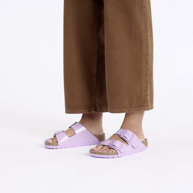 Arizona Big Buckle Natural Leather Patent Arizona Big Buckle Natural Leather Patent