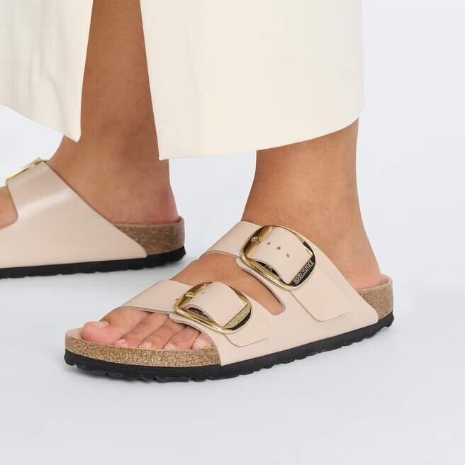 Arizona Big Buckle Natural Leather Patent Arizona Big Buckle Natural Leather Patent