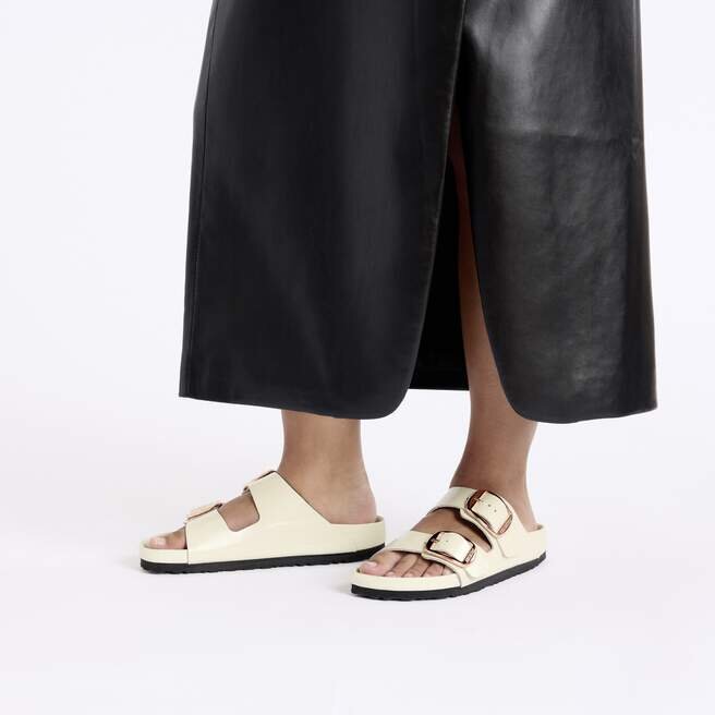 Arizona Big Buckle Natural Leather Patent Arizona Big Buckle Natural Leather Patent