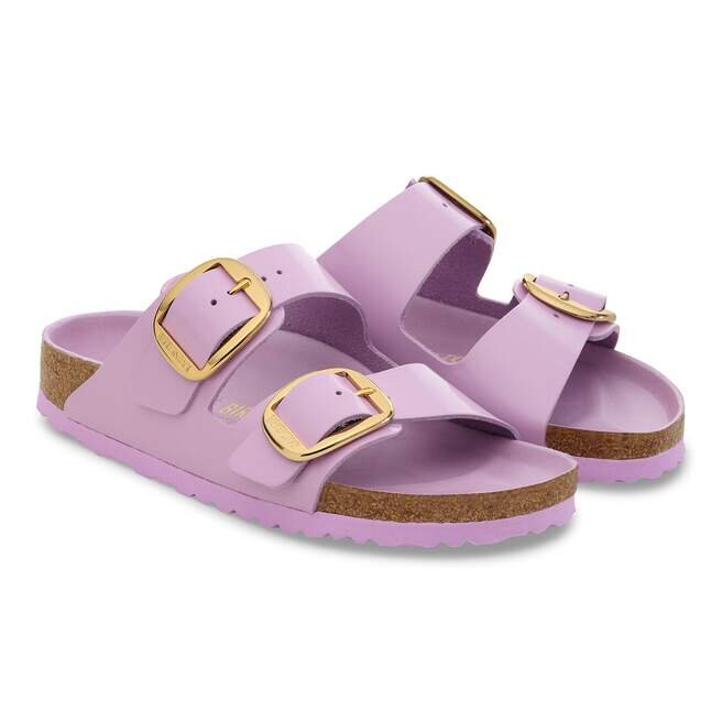 Arizona Big Buckle Natural Leather Patent Arizona Big Buckle Natural Leather Patent