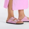 Arizona Big Buckle Natural Leather Patent High Shine Fondant Pink Arizona Big Buckle Natural Leather Patent High Shine Fondant Pink