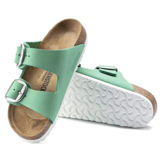 Arizona Big Buckle Nubuck Leather Bold Jade Arizona Big Buckle Nubuck Leather Bold Jade