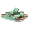 Arizona Big Buckle Nubuck Leather Bold Jade Arizona Big Buckle Nubuck Leather Bold Jade