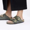 Arizona Big Buckle Shearling Natural Leather Oiled
