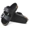 Arizona Big Buckle Shearling Natural Leather Oiled
