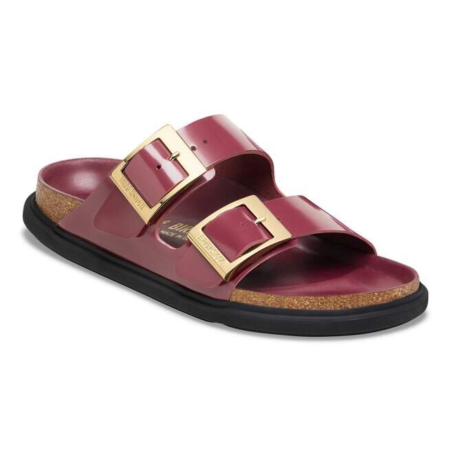 Arizona Droplet Buckle Natural Leather Patent Arizona Droplet Buckle Natural Leather Patent