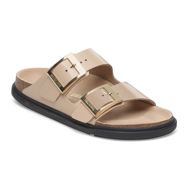 Arizona Droplet Buckle Natural Leather Patent Arizona Droplet Buckle Natural Leather Patent