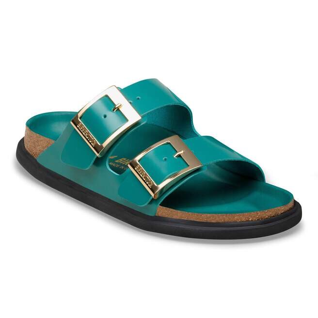 Arizona Droplet Buckle Natural Leather Patent Arizona Droplet Buckle Natural Leather Patent