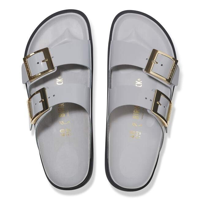 Arizona Droplet Buckle Natural Leather Patent Arizona Droplet Buckle Natural Leather Patent