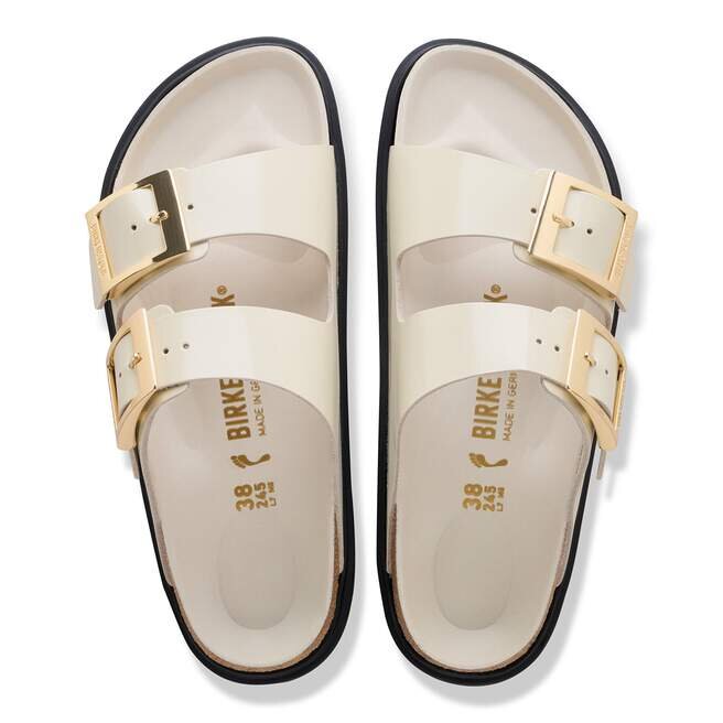 Arizona Droplet Buckle Natural Leather Patent Arizona Droplet Buckle Natural Leather Patent