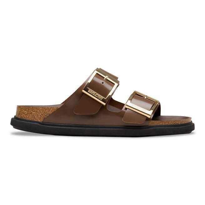 Arizona Droplet Buckle Natural Leather Patent Arizona Droplet Buckle Natural Leather Patent