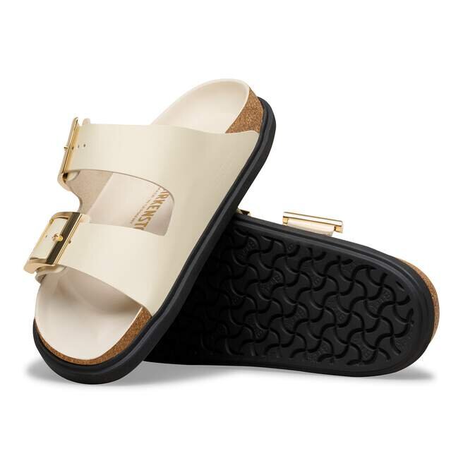 Arizona Droplet Buckle Natural Leather Patent Arizona Droplet Buckle Natural Leather Patent