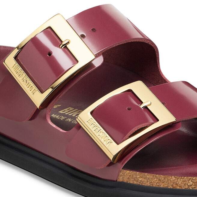 Arizona Droplet Buckle Natural Leather Patent Arizona Droplet Buckle Natural Leather Patent