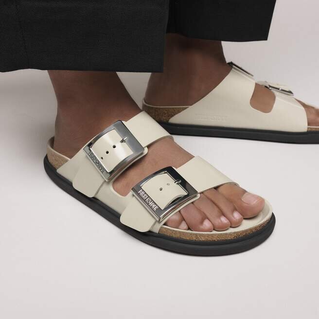 Arizona Droplet Buckle Natural Leather Patent Arizona Droplet Buckle Natural Leather Patent