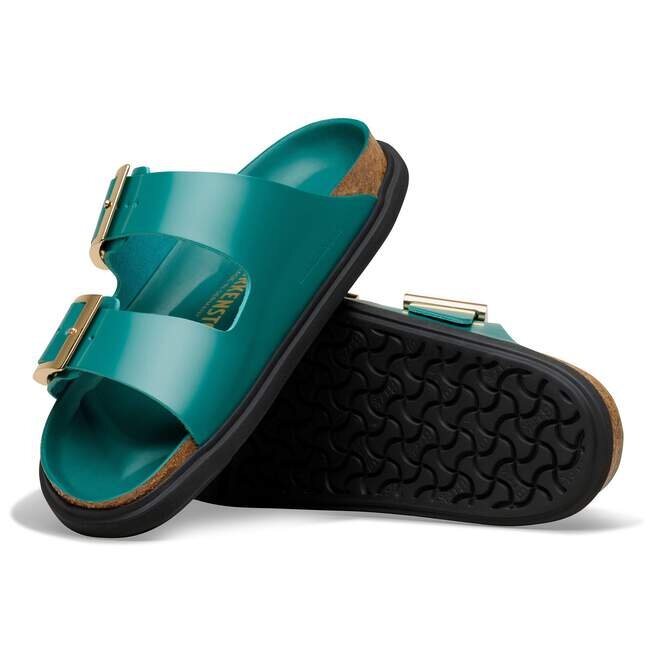 Arizona Droplet Buckle Natural Leather Patent Arizona Droplet Buckle Natural Leather Patent