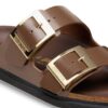 Arizona Droplet Buckle Natural Leather Patent Arizona Droplet Buckle Natural Leather Patent