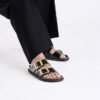 Arizona Droplet Buckle Natural Leather Patent Arizona Droplet Buckle Natural Leather Patent