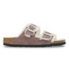 Arizona Shearling Suede Leather-Shearling Faded Purple Arizona Shearling Suede Leather-Shearling Faded Purple