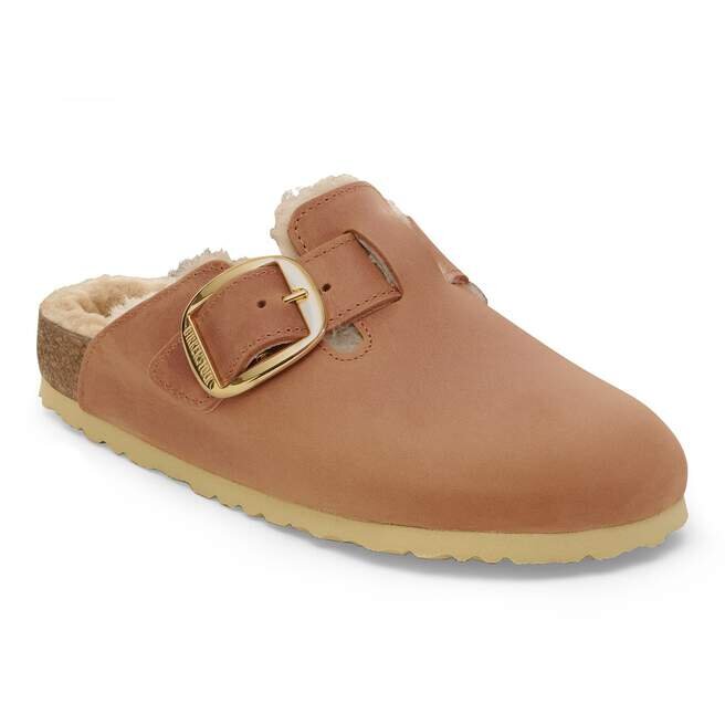 Boston Big Buckle Shearling Natural Leather Oiled Boston Big Buckle Shearling Natural Leather Oiled