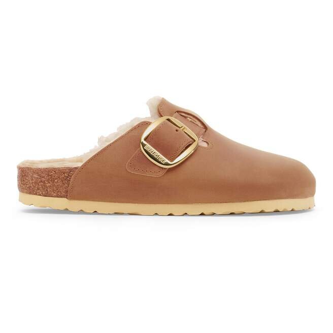 Boston Big Buckle Shearling Natural Leather Oiled Boston Big Buckle Shearling Natural Leather Oiled