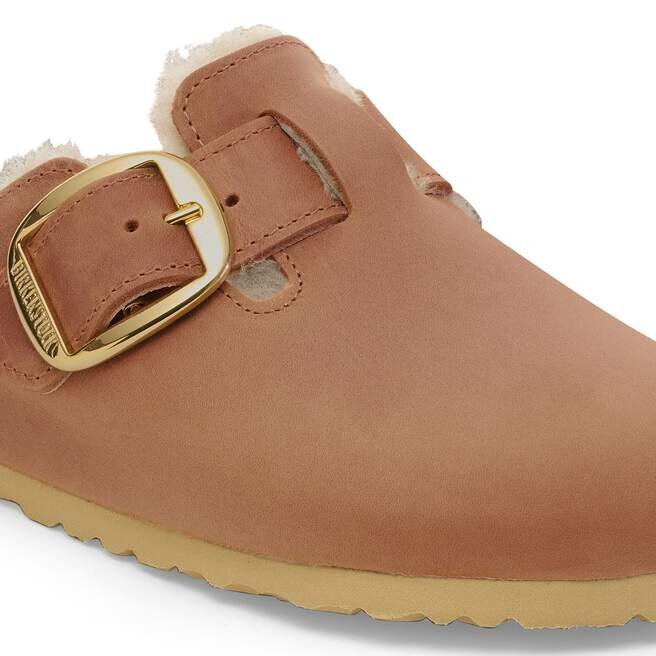 Boston Big Buckle Shearling Natural Leather Oiled Boston Big Buckle Shearling Natural Leather Oiled