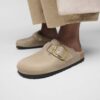 Boston Big Buckle Shearling Natural Leather Oiled Boston Big Buckle Shearling Natural Leather Oiled
