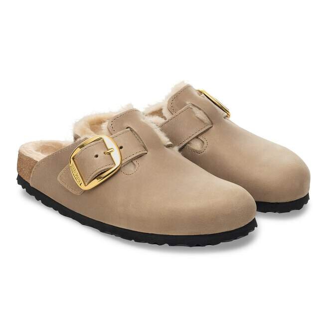 Boston Big Buckle Shearling Natural Leather Oiled Boston Big Buckle Shearling Natural Leather Oiled