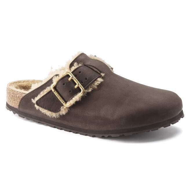 Boston Bold Shearling Leather Espresso Boston Bold Shearling Leather Espresso