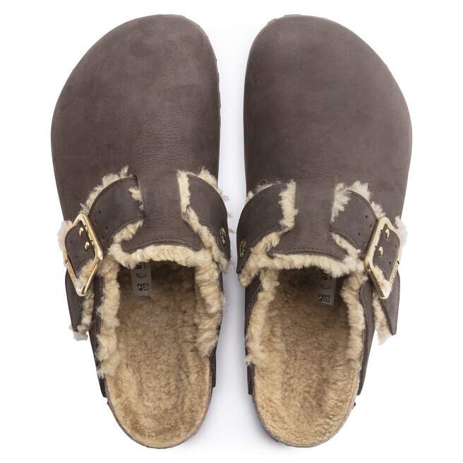 Boston Bold Shearling Leather Espresso Boston Bold Shearling Leather Espresso