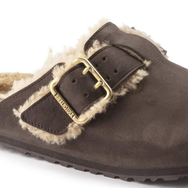Boston Bold Shearling Leather Espresso Boston Bold Shearling Leather Espresso