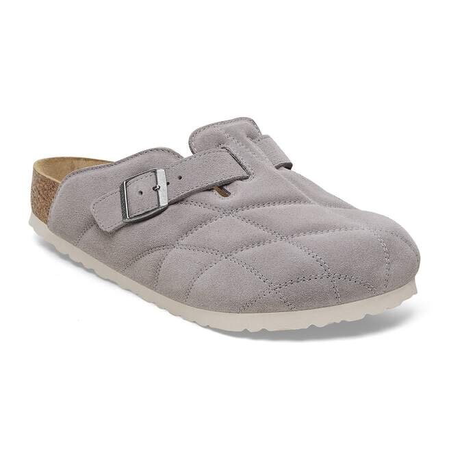 Boston Quilted Suede Leather Boston Quilted Suede Leather