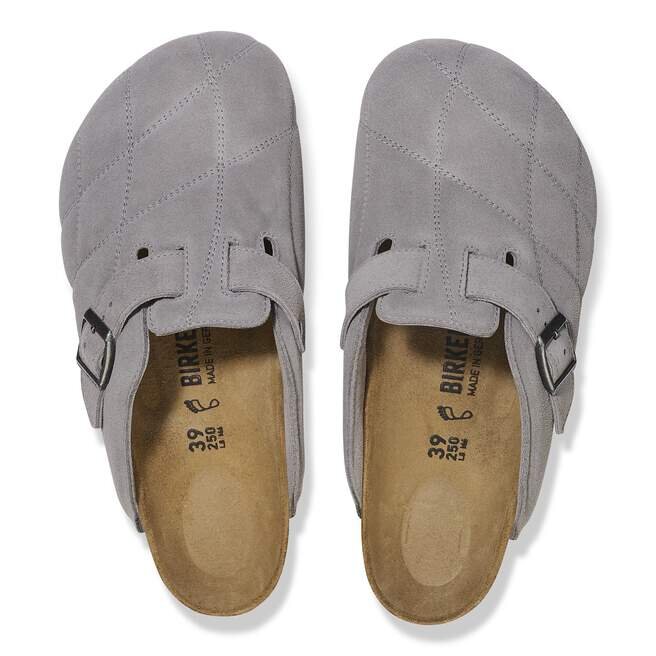 Boston Quilted Suede Leather Boston Quilted Suede Leather