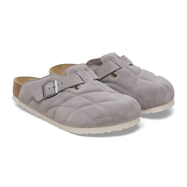 Boston Quilted Suede Leather Boston Quilted Suede Leather