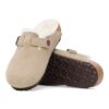 Boston Shearling Kids Suede Leather Fur
