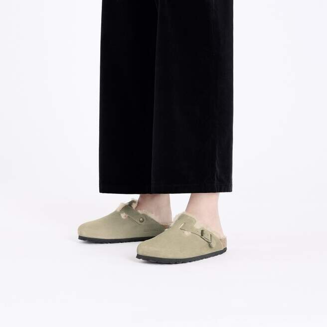Boston Shearling Suede Leather Boston Shearling Suede Leather