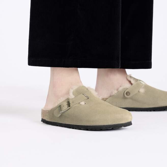 Boston Shearling Suede Leather Boston Shearling Suede Leather