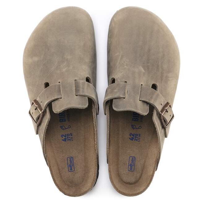 Boston Soft Footbed Natural Leather Oiled Boston Soft Footbed Natural Leather Oiled