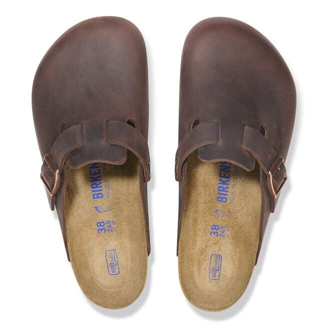 Boston Soft Footbed Natural Leather Oiled Boston Soft Footbed Natural Leather Oiled