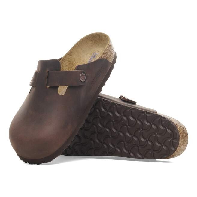 Boston Soft Footbed Natural Leather Oiled Boston Soft Footbed Natural Leather Oiled