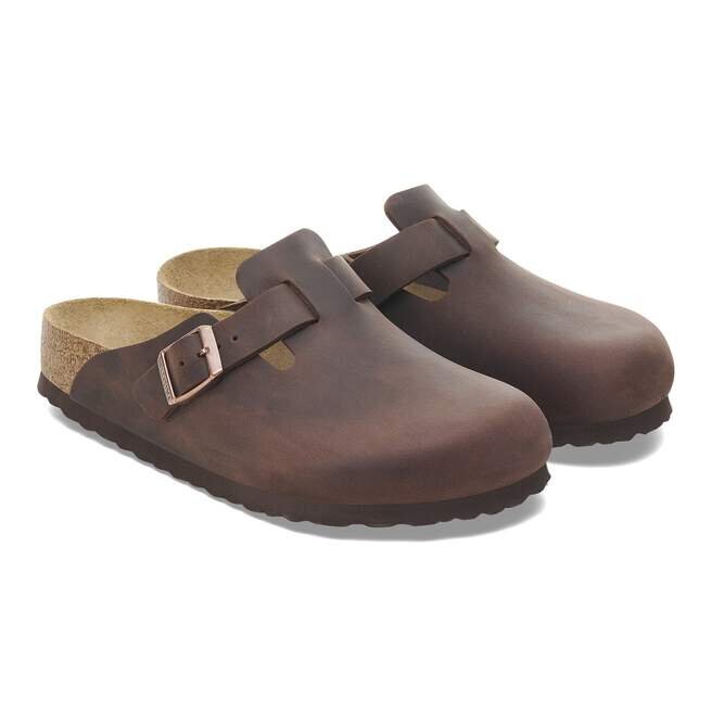 Boston Soft Footbed Natural Leather Oiled Boston Soft Footbed Natural Leather Oiled