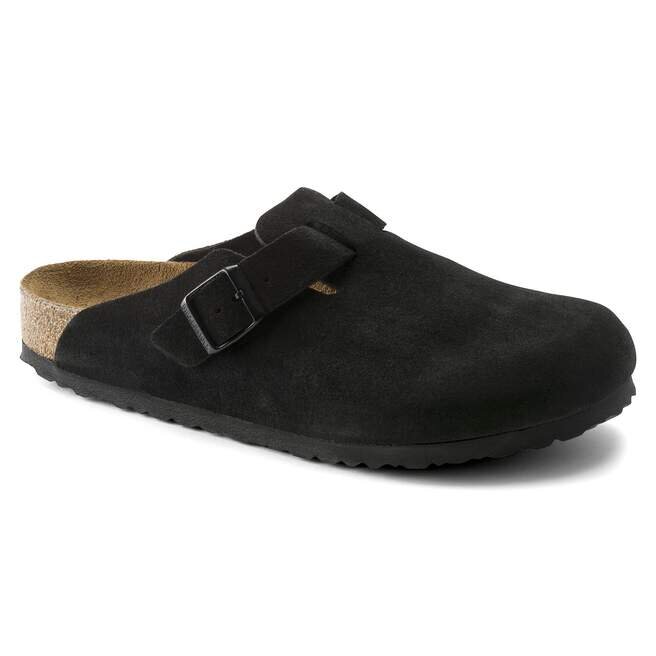 Boston Soft Footbed Suede Leather Boston Soft Footbed Suede Leather