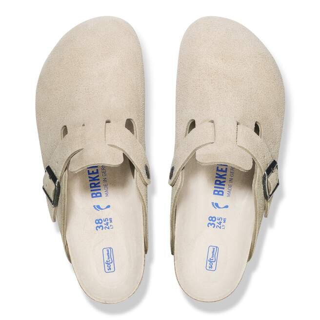 Boston Soft Footbed Suede Leather Boston Soft Footbed Suede Leather