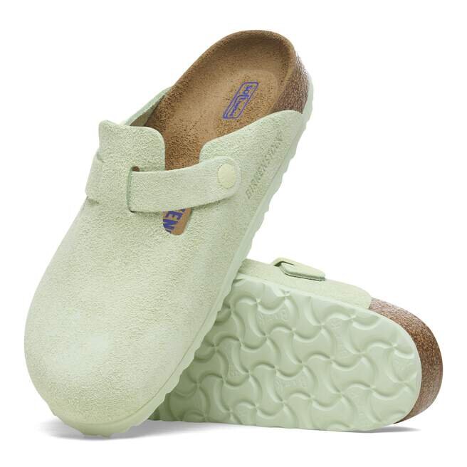 Boston Soft Footbed Suede Leather Boston Soft Footbed Suede Leather