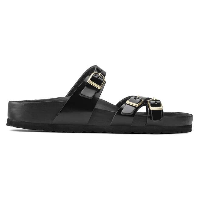 Franca Natural Leather Patent High Shine Black Franca Natural Leather Patent High Shine Black