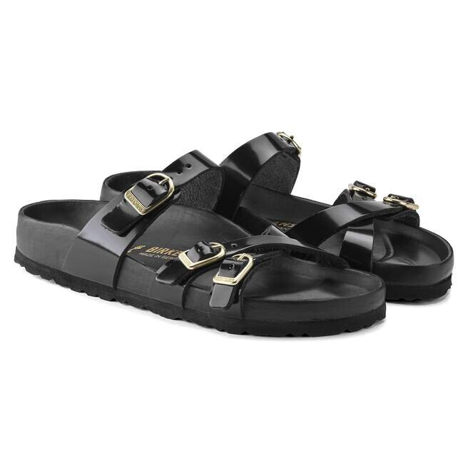 Franca Natural Leather Patent High Shine Black Franca Natural Leather Patent High Shine Black