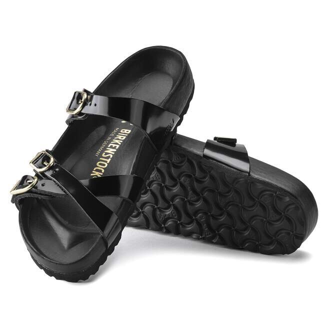 Franca Natural Leather Patent High Shine Black Franca Natural Leather Patent High Shine Black