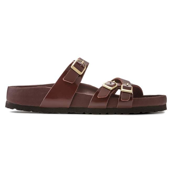 Franca Natural Leather Patent High Shine Chocolate Franca Natural Leather Patent High Shine Chocolate