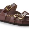 Franca Natural Leather Patent High Shine Chocolate Franca Natural Leather Patent High Shine Chocolate