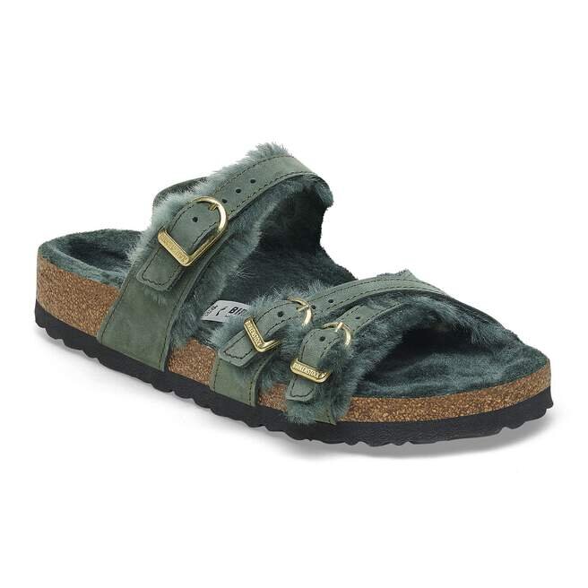 Franca Shearling Nubuk Leather Franca Shearling Nubuk Leather